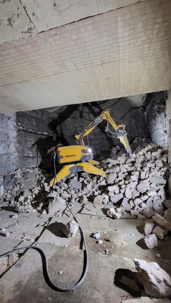 Confined demolition services Wales